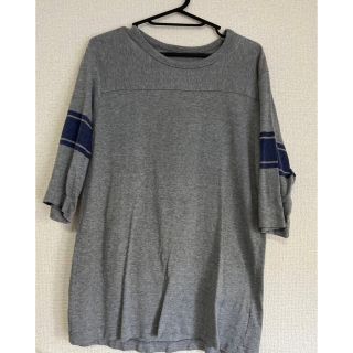 シップス(SHIPS)の美品 SHIPS 七分袖 ステンシル Tシャツ(Tシャツ/カットソー(七分/長袖))