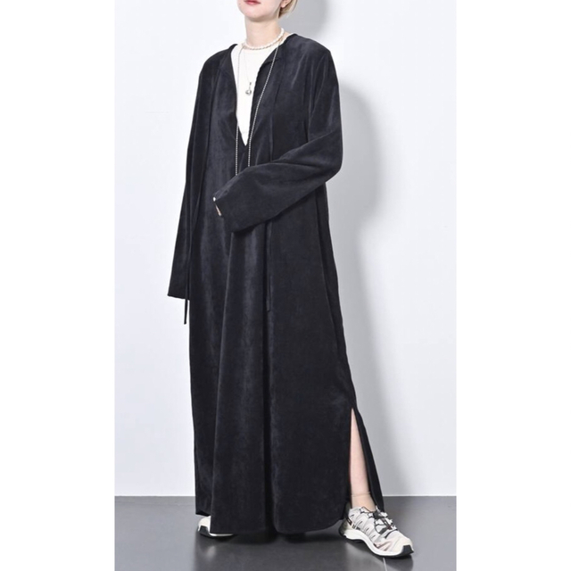 CITYSHOP  VELVETEEN KAFTAN DRESS