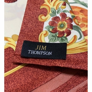 ジムトンプソン(Jim Thompson)のJIM THOMPSON スカーフ　花 シルク100%(バンダナ/スカーフ)