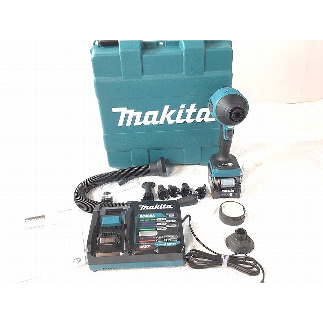 ☆未使用品☆ makita マキタ 40Vmax 充電式エアダスタ AS001GRD バッテリー1個(BL4025)付き 充電器(DC40RA)付き  62062