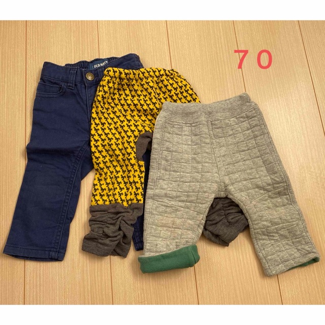 70サイズ　パンツセット キッズ/ベビー/マタニティのベビー服(~85cm)(パンツ)の商品写真