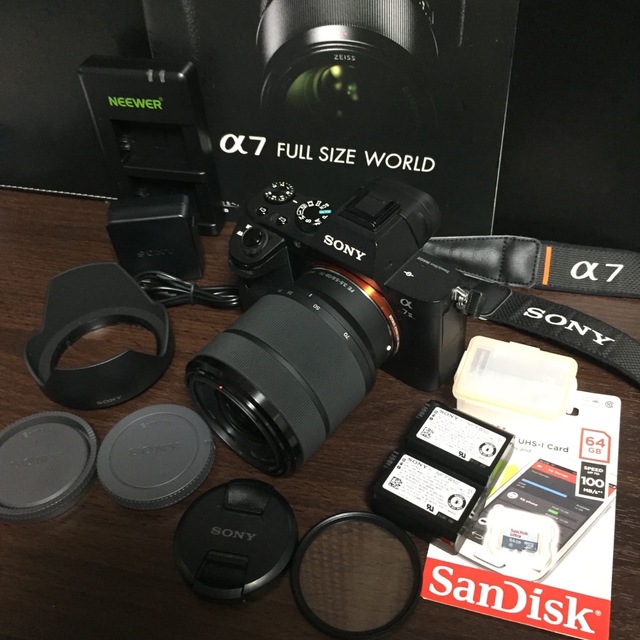 付属品多数☆SONY☆α7Ⅱ☆ILCE-7M2K☆a7II☆ズームレンズキット