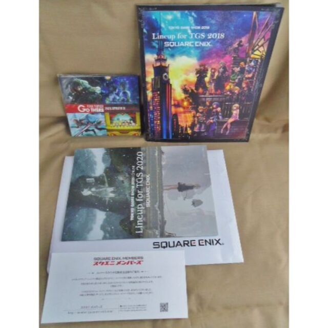 SQUARE ENIX(スクウェアエニックス)の3点 スクエニ GO THERE コンピレーションCD+東京ゲームショウ パンフ エンタメ/ホビーのCD(ゲーム音楽)の商品写真