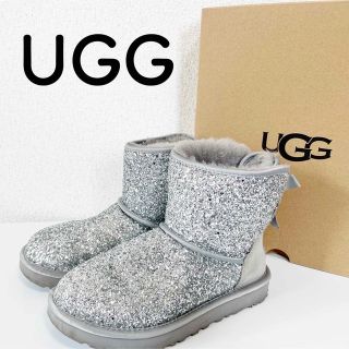 アグ(UGG)のUGG アグ　ムートンブーツ　1107073-SLVR-06 シルバー　リボン(ブーツ)