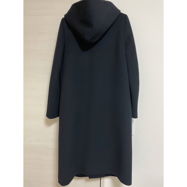 HYKE(ハイク)のHYKE ハイク   MELTON HOODED COAT レディースのジャケット/アウター(ロングコート)の商品写真