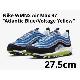 ナイキ(NIKE)のナイキ WMNS エアマックス97 アトランティックブルー/ボルテージイエロー(スニーカー)