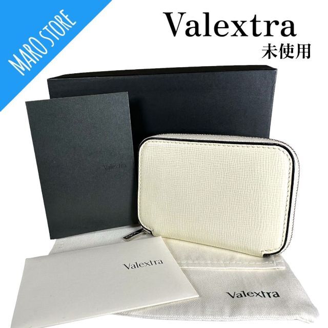 【未使用】Valextra ジップ アラウンド カードフォルダー/カードケース