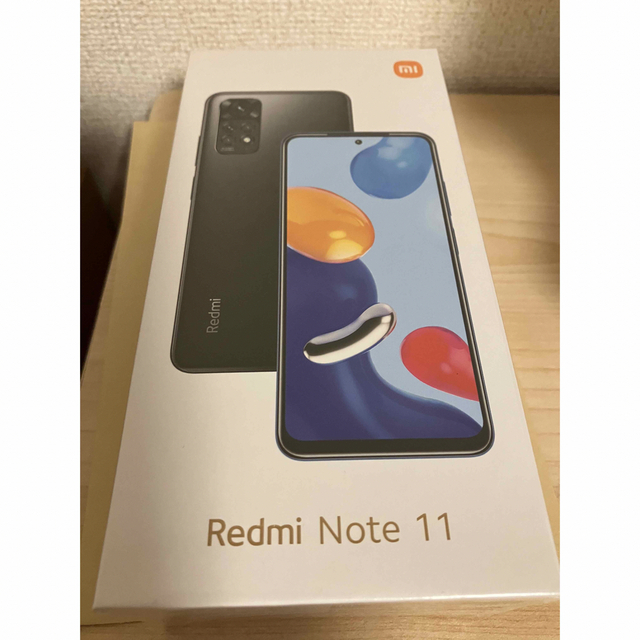 Redmi Note 11 グラファイトグレー Xiaomi シャオミ 未使用スマホ/家電/カメラ