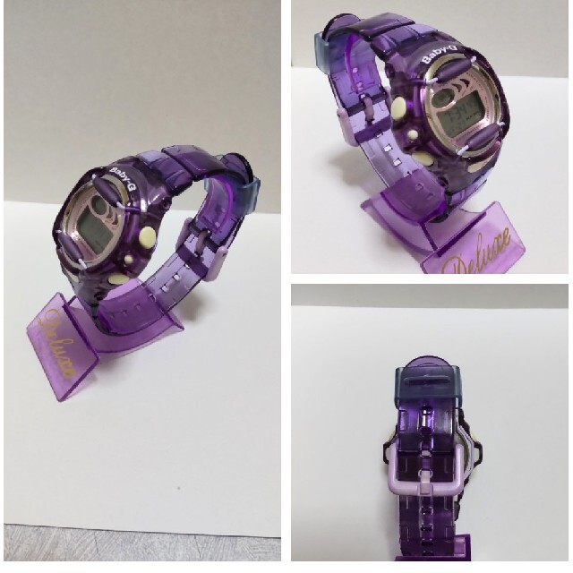 Baby-G(ベビージー)のBaby-G BG-169A ハローキティ カスタム染色バイオレット💜 レディースのファッション小物(腕時計)の商品写真