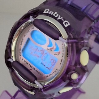 ベビージー(Baby-G)のBaby-G BG-169A ハローキティ カスタム染色バイオレット💜(腕時計)