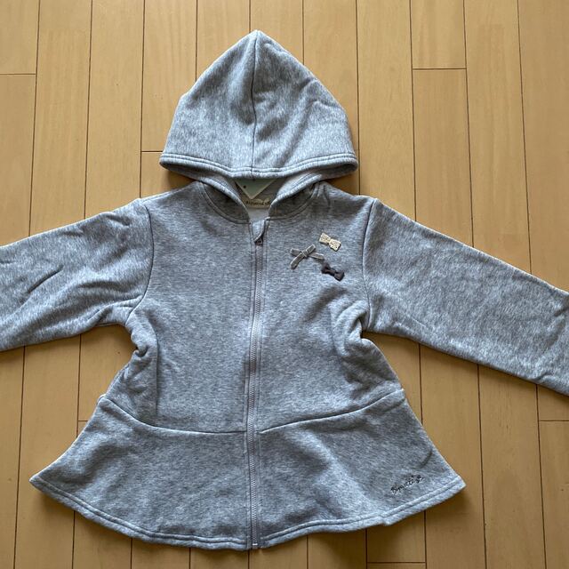 キムラタン(キムラタン)のキムラタン ビケット 裏起毛パーカー 130 キッズ/ベビー/マタニティのキッズ服女の子用(90cm~)(ジャケット/上着)の商品写真