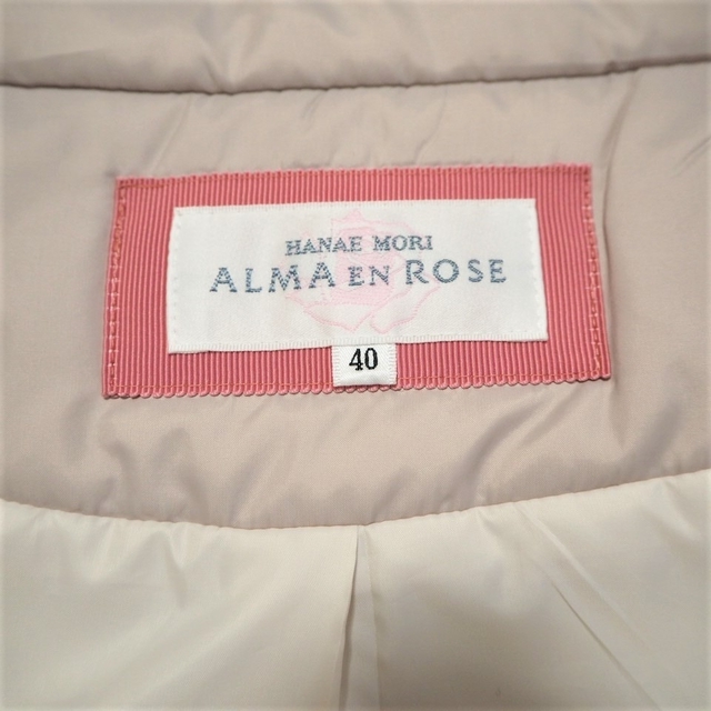 HANAE MORI(ハナエモリ)のALMA EN ROSE キルティングコート 40号【美品】✾ レディースのジャケット/アウター(ダウンコート)の商品写真