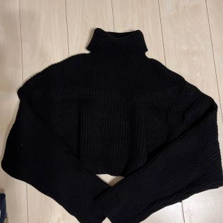 ザラ(ZARA)のZARA クロップド丈　タートル　ニット(ニット/セーター)