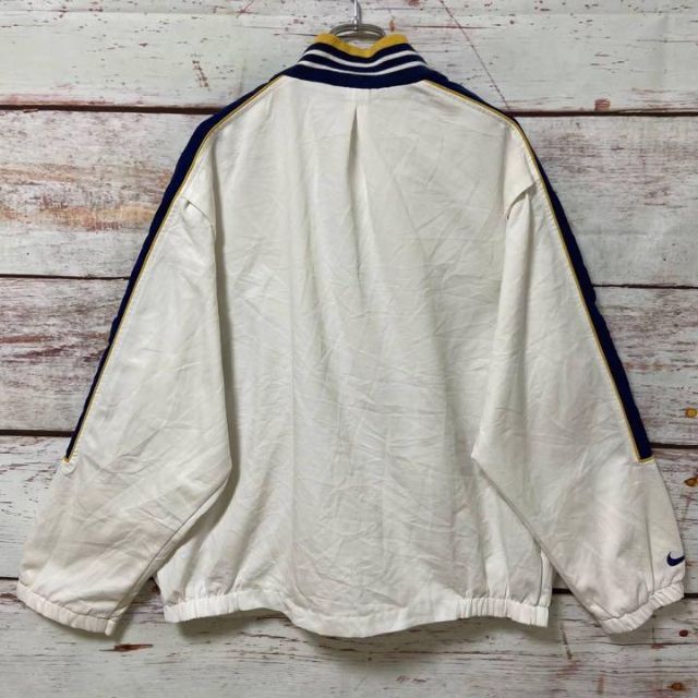 【レア】90s NIKE 白タグ テニスロゴ トラックジャケット 刺繍 XL相当