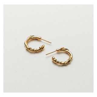 エテ(ete)の【美品】fauvirame Roots Earring フープピアス　　18k(ピアス)