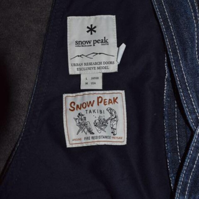 Snow Peak(スノーピーク)の今だけ、スノーピーク TAKIBIオーバーオール 別注 メンズのパンツ(サロペット/オーバーオール)の商品写真