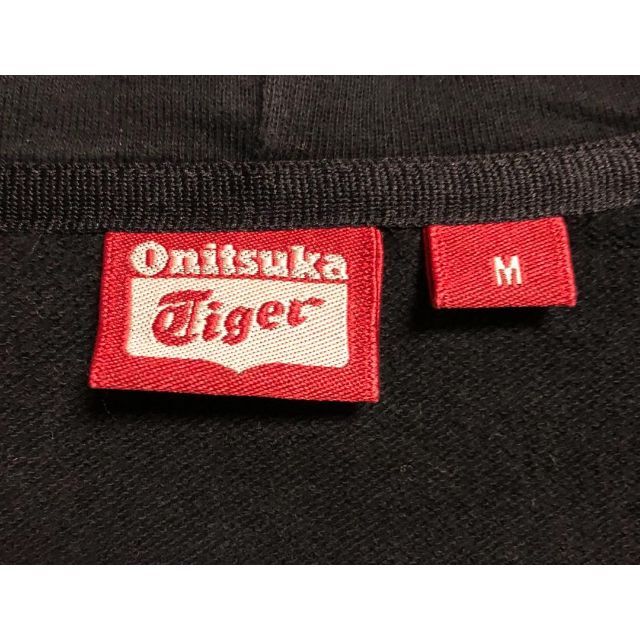 Onitsuka Tiger(オニツカタイガー)のOnituskaTiger　オニツカタイガー　レディース　パーカー　M　ブラック レディースのトップス(パーカー)の商品写真
