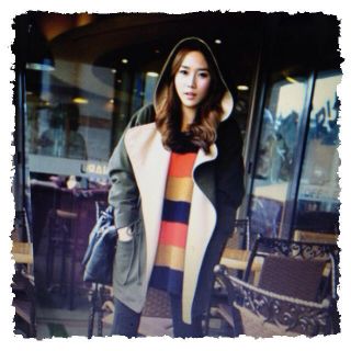 値下げ‼*未使用*韓国風♡コート(モッズコート)