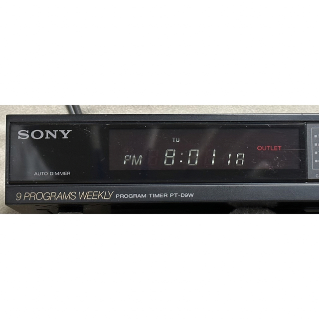 SONY(ソニー)のSONY PROGRAM TIMER PT-D9W スマホ/家電/カメラのオーディオ機器(その他)の商品写真