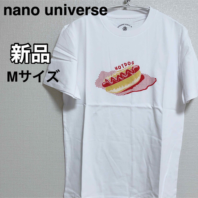 nano・universe(ナノユニバース)のナノユニバース　シャツ　Tシャツ　半袖　プリント　ウィメンズ　夏服　トップス メンズのトップス(Tシャツ/カットソー(半袖/袖なし))の商品写真
