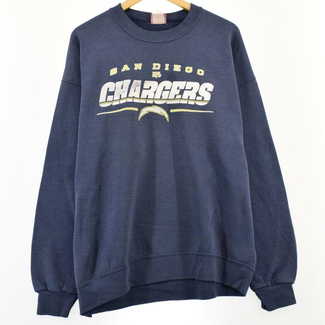 NFL NFL SANDIEGO CHARGERS サンディエゴチャージャーズ プリントスウェットシャツ トレーナー メンズXXL /eaa295149585cm商品名