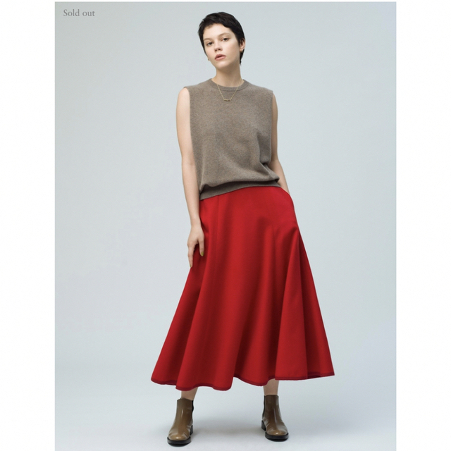 UNION LUNCH ユニオンランチ Wool Flare Skirt XS