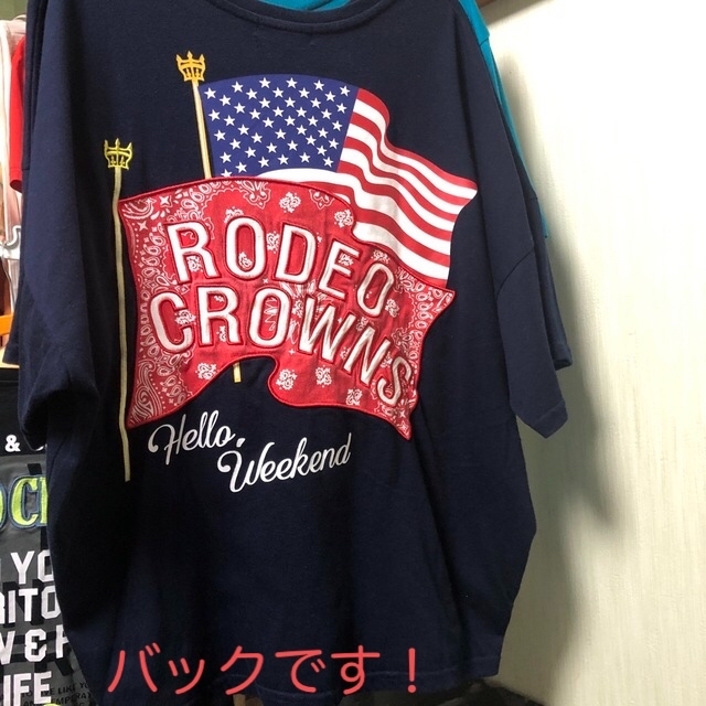 RODEO CROWNS(ロデオクラウンズ)のRODEO CROWNS✩RCWB✩バンダナフラッグTシャツ レディースのトップス(Tシャツ(半袖/袖なし))の商品写真