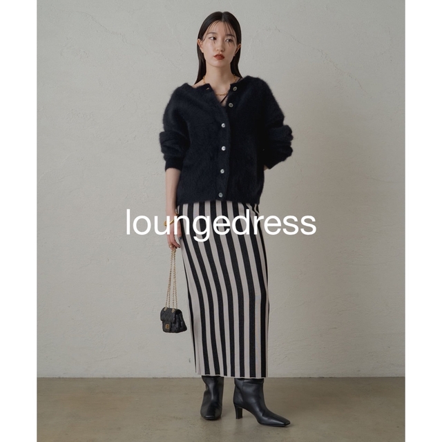 Loungedress(ラウンジドレス)のloungedressジャガードニットスカート レディースのワンピース(ロングワンピース/マキシワンピース)の商品写真