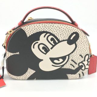 [COACH] セレナバッグ ミッキーマウス × キースヘリング (ホワイト)