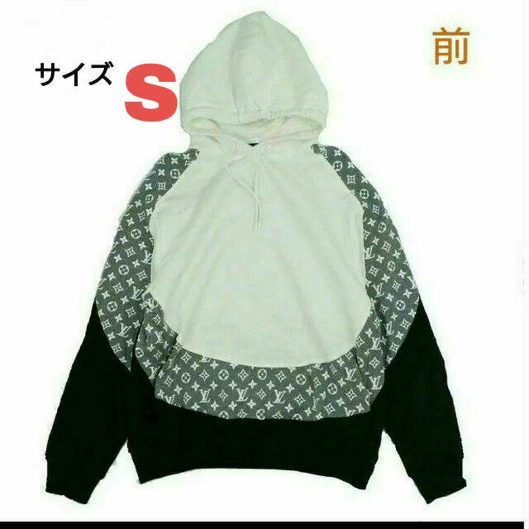 ※【size.S】ルイヴィトン モノグラム サークル カット フーディー パーカ