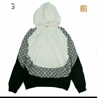 ルイヴィトン(LOUIS VUITTON)の★【size.S】ルイヴィトン モノグラム サークル カット フーディー パーカ(パーカー)