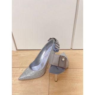 ダイアナ(DIANA)のDIANA ダイアナ　パンプス　シンデレラ　ディズニー　24.5cm リボン(ハイヒール/パンプス)