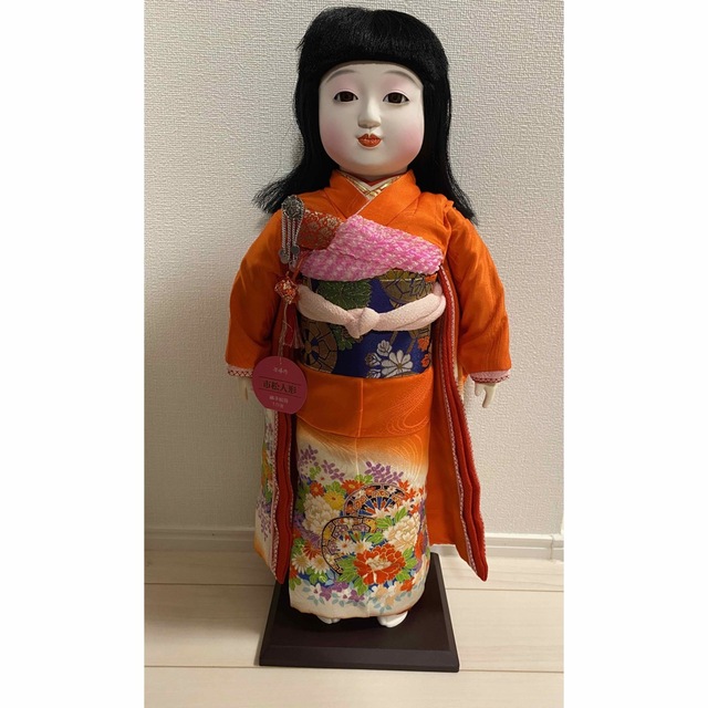 市松人形 日本人形 紫峰作 15号 紙箱付きの通販 by 山さん's shop|ラクマ
