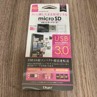 ナカバヤシ USB3.0カードリーダー・ライター CRWー3SD63BK 新品(PC周辺機器)