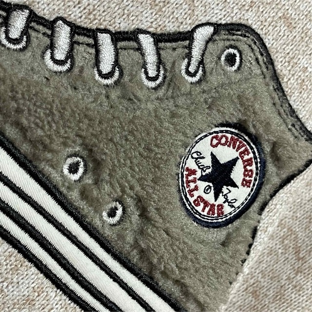 CONVERSE(コンバース)のコンバース ニットフリース シューズ刺繍 スウェット CONVERSE メンズのトップス(スウェット)の商品写真