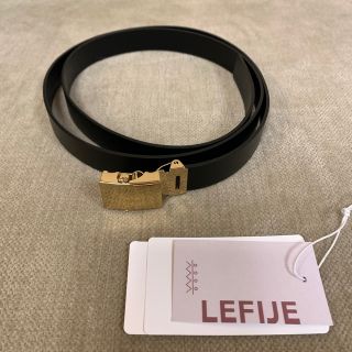 Plage - 完売【LEFIJE/レフィージェ】 ガチャレザーベルト 黒