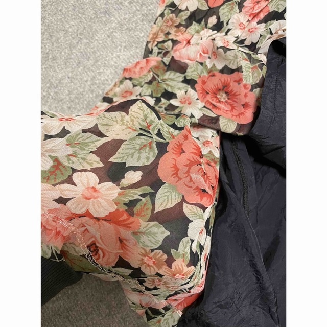 ロングスカート　プリーツスカート　花柄　ポイント消化 レディースのスカート(ロングスカート)の商品写真