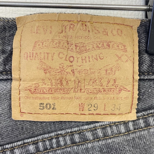 501(ゴーマルイチ)のリペア無 Levi''s リーバイス 501 W29L34 米国製 先染め メンズのパンツ(デニム/ジーンズ)の商品写真