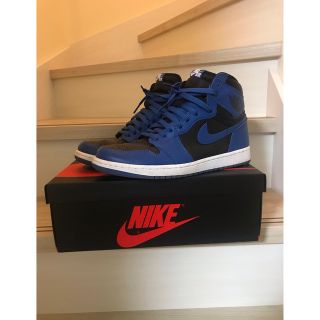 ナイキ(NIKE)のjordan1 dark marina blue ジョーダン1 ダーマリーナ(スニーカー)