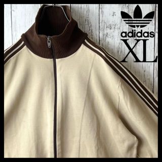 アディダス(adidas)の【超希少】アディダス デサント ジャージ ベージュ ブラウン 5号 XL 茶色(ジャージ)