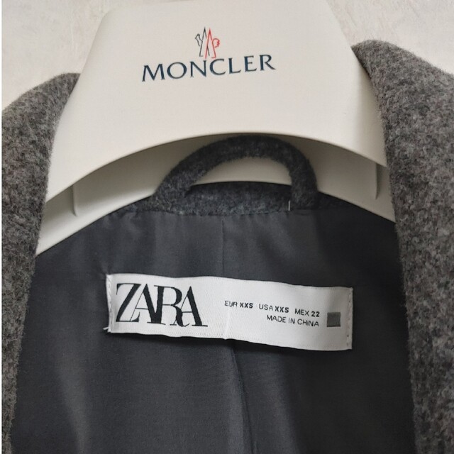 ZARA(ザラ)の期間限定お値下げ　未使用　昨年完売　ZARA　ザラ　チェスターコート レディースのジャケット/アウター(チェスターコート)の商品写真