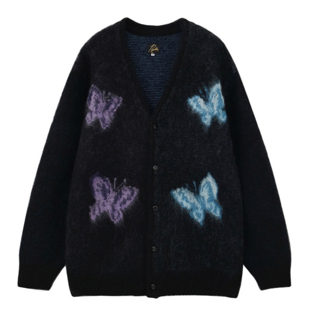 カーディガンNEEDLES 22fw別注 Mohair Cardigan Papillon