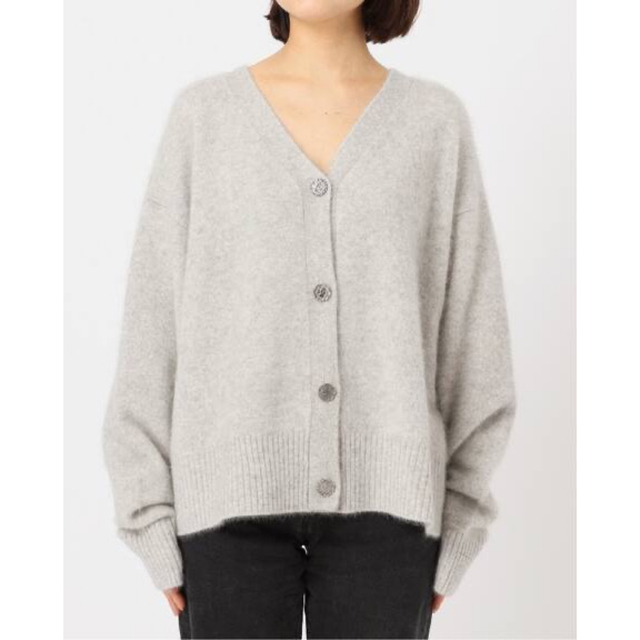 Plage(プラージュ)のplage プラージュ Cashmere Mix Fur カーディガン グレー レディースのトップス(カーディガン)の商品写真