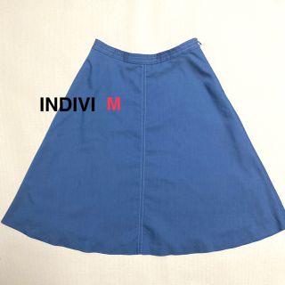 インディヴィ(INDIVI)のINDIVI  フレアスカート(ひざ丈スカート)