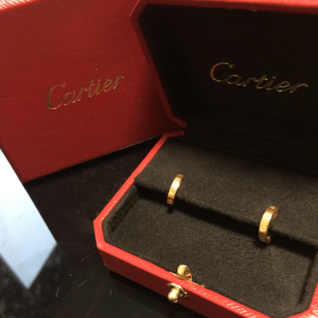 Cartier - カルティエ ラブピアス ラブリング ミニラブ