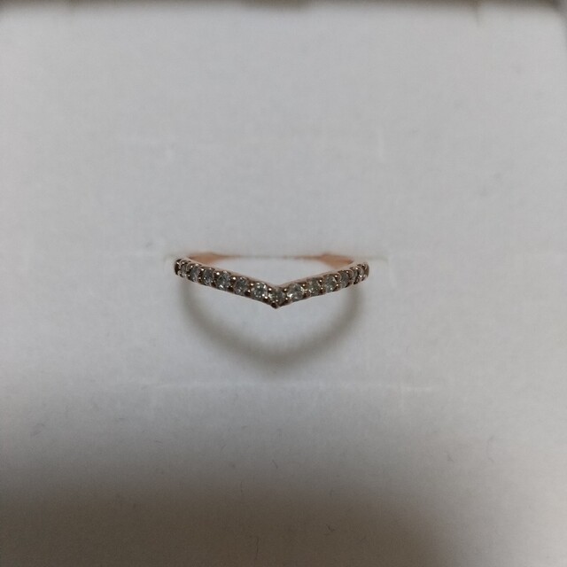 JEWELRY TSUTSUMI(ジュエリーツツミ)のk10PG ダイヤモンドピンキーリング レディースのアクセサリー(リング(指輪))の商品写真