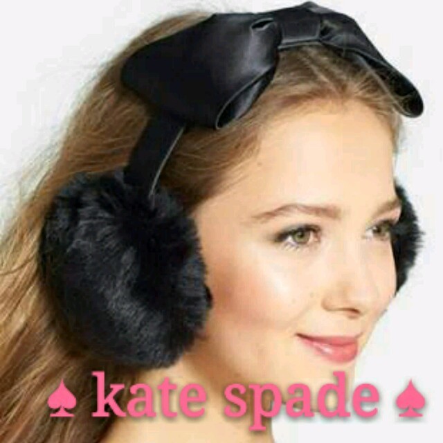 3回購入場所katespade リボンイヤーマフ - イヤーマフ