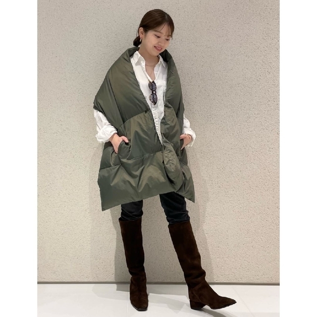 Plage【プラージュ】☆ダウンストール 新品カーキ - www.glycoala.com