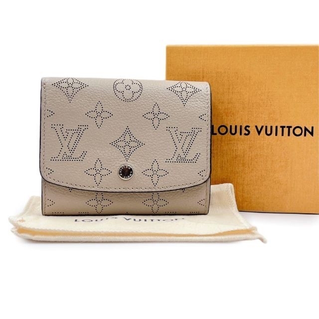 LOUIS VUITTON(ルイヴィトン)のルイヴィトン M62542 マヒナ イリス コンパクト 折り財布 ガレ レディースのファッション小物(財布)の商品写真