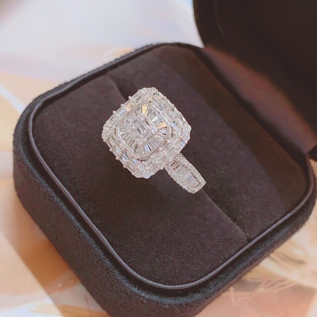 天然ダイヤモンドリング0.86ct　k18 レディースのアクセサリー(リング(指輪))の商品写真